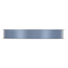 SATIN RIBBON 15MM - SMOKEY BLUE BY THE METER