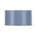 SATIN RIBBON 40MM - SMOKEY BLUE BY THE METER