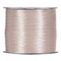 SATIN RIBBON 6MM - LIGHT CREAM BY THE METER