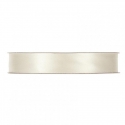 SATIN RIBBON 15MM - LIGHT CREAM BY THE METER