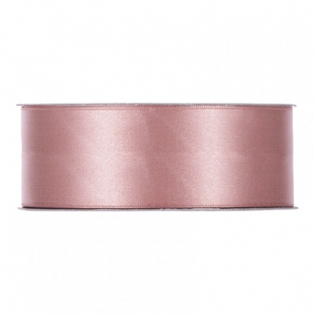 SATIN RIBBON 25MM - DARK PINK BY THE METER