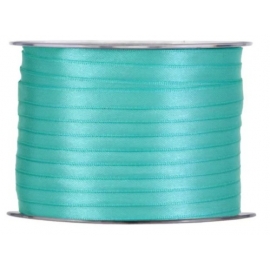SATIN RIBBON 3MM - MINT BY THE METER