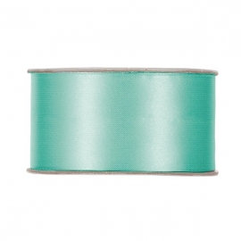 SATIN RIBBON 40MM - MINT BY THE METER