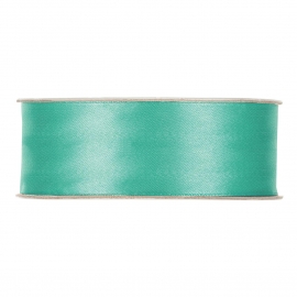 SATIN RIBBON 25MM - LIGHT TIFFANY BY THE METER