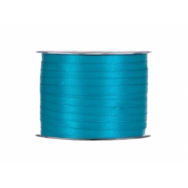 SATIN RIBBON 3MM - TURQUOISE BY THE METER