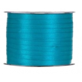 SATIN RIBBON 6MM - TURQUOISE BY THE METER