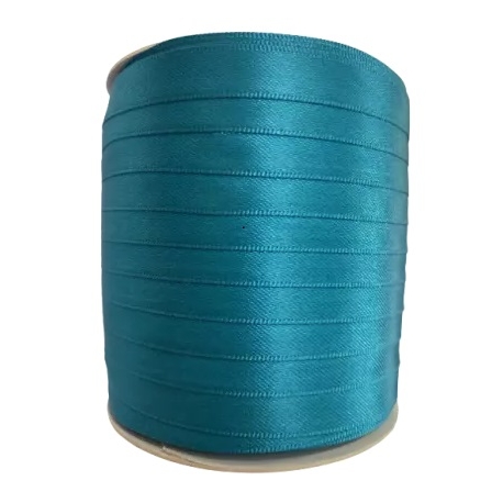 SATIN RIBBON 10MM - TURQUOISE BY THE METER