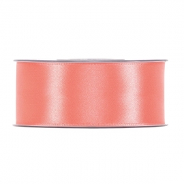 SATIN RIBBON 3MM - RED BY THE METER