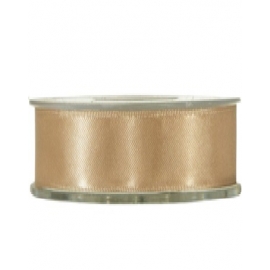 SATIN RIBBON 40MM - BEIGE BY THE METER