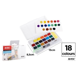 ARTIST WATER COLOUR SET X 12