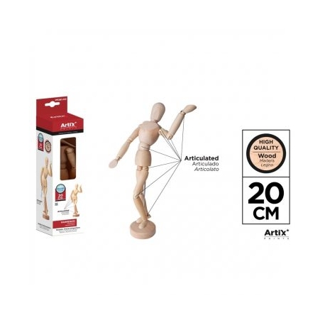 WOODEN MANNEQUIN 20CM