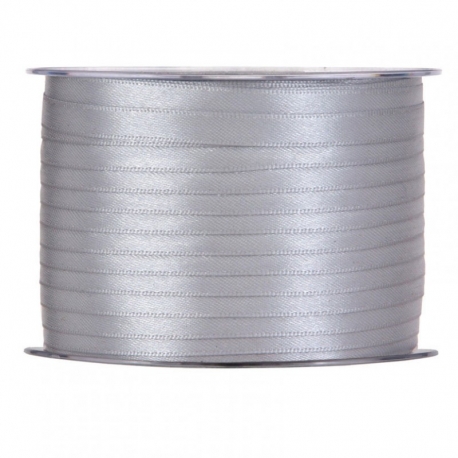 SATIN RIBBON 3MM - RED BY THE METER