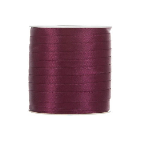 SATIN RIBBON 3MM - RED BY THE METER