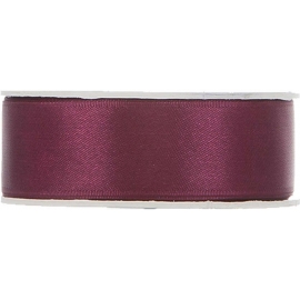 SATIN RIBBON 3MM - RED BY THE METER