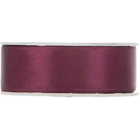 SATIN RIBBON 3MM - RED BY THE METER