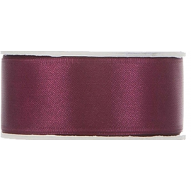SATIN RIBBON 3MM - RED BY THE METER
