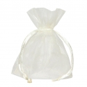 MINT GREEN ORGANZA BAGS - 8X10CM - PACK OF 6