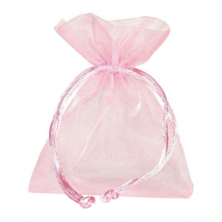 MINT GREEN ORGANZA BAGS - 8X10CM - PACK OF 6