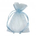 MINT GREEN ORGANZA BAGS - 8X10CM - PACK OF 6