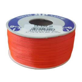 SATIN RIBBON 3MM - RED BY THE METER