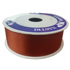SATIN RIBBON 40MM - RUST BY THE METER
