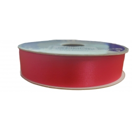 SATIN RIBBON 25MM - PARADISE PINK BY THE METER