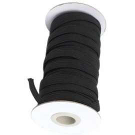 5MM ELASTIC BLACK 1.5MM THICKNESS BY THE METER