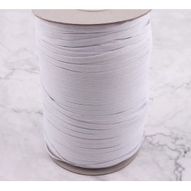 5MM ELASTIC WHITE 1.5MM THICKNESS BY THE METER