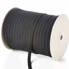 10MM ELASTIC BLACK 1.5MM THICKNESS BY THE METER
