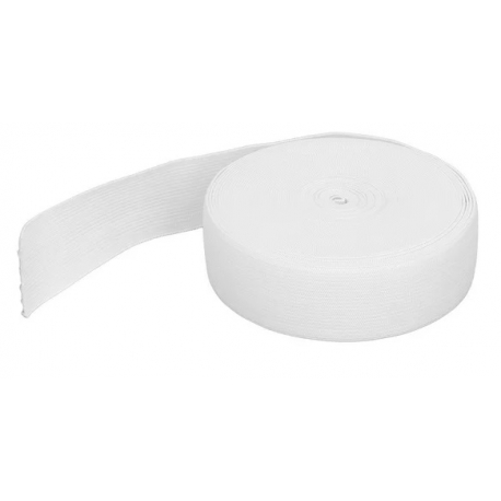 5MM ELASTIC WHITE BY THE METER