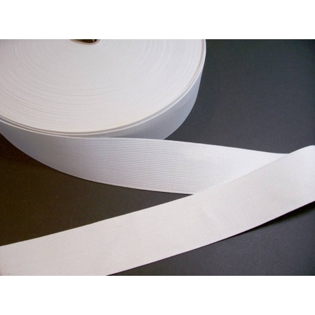 ELASTIC WHITE 5CM  BY THE METER