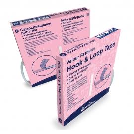 VELOUR DOT WHITE 20MM X 8 SETS