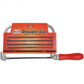 FRETSAW WITH 5 BLADES