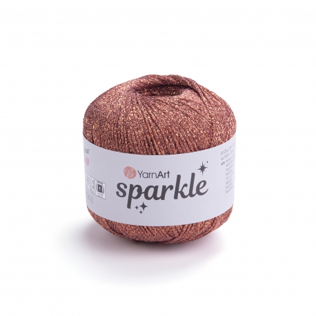 SPRKLE KNITTING YARN 60% METALLIC POLYESTER 40% POLYAMIDE - 25GRM