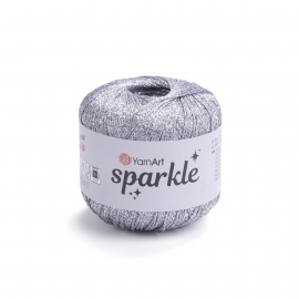 SPARKLE KNITTING YARN 60% METALLIC POLYESTER 40% POLYAMIDE - 25GRM