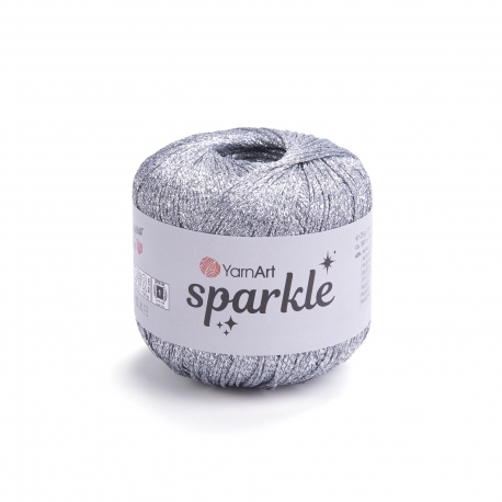 SPARKLE KNITTING YARN 60% METALLIC POLYESTER 40% POLYAMIDE - 25GRM