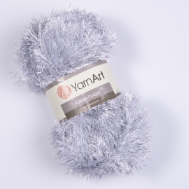 RUMBA KNITTING YARN 80% POLYESTER 20% METALLIC - 100GRM