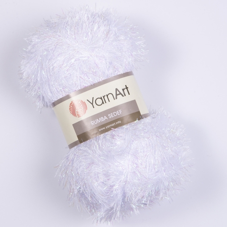 RUMBA KNITTING YARN 80% POLYESTER 20% METALLIC - 100GRM