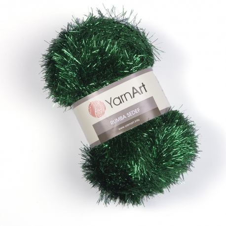 RUMBA KNITTING YARN 80% POLYESTER 20% METALLIC - 100GRM