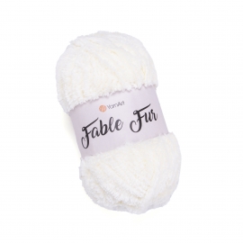 FABLE FUR KNITTING YARN 100% MICRO POLYESTER - 100GRM