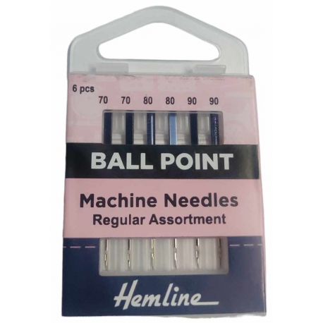 SEWING MACHINE NEEDLES - BALLPOINT - ASSTD.