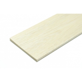 BALSA WOOD FLAT SHEET 1000 X 100 X 2MM