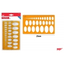 ARISTO CIRCLE TEMPLATE 1-36MM , 45 CIRCLE