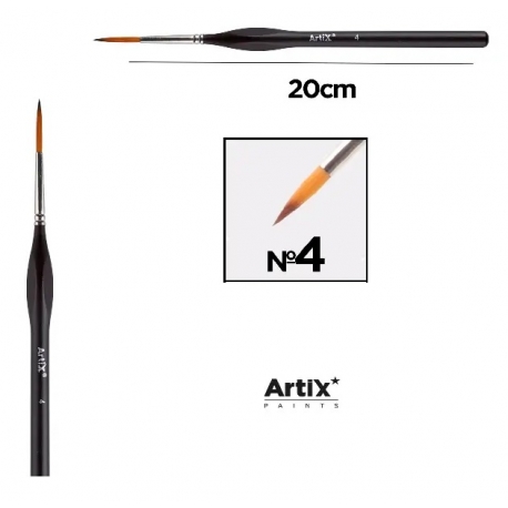 BRUSH ERGONOMIC HANDLE SIZE 4