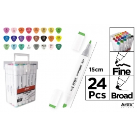 ALCOHOL MARKER SET X 24PCS