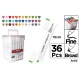 ALCOHOL MARKER SET X 36PCS