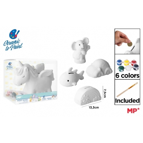 CERAMIC PIGGY BANK SET