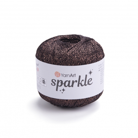 SPARKLE KNITTING YARN 60% METALLIC POLYESTER 40% POLYAMIDE - 25GRM