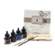 RIVE GAUCHE WOODEN BOX OIL SET X 12