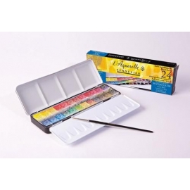 LA PETITE AQUARELLE - FINE STUDENT WATERCOLOUR SET - 12 X 10ML